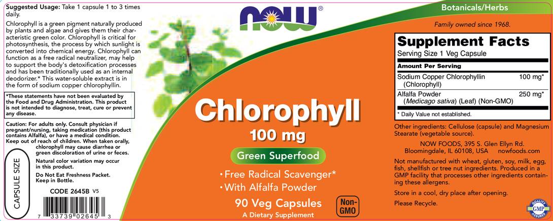 Clorofila 100 mg - 90 capsule