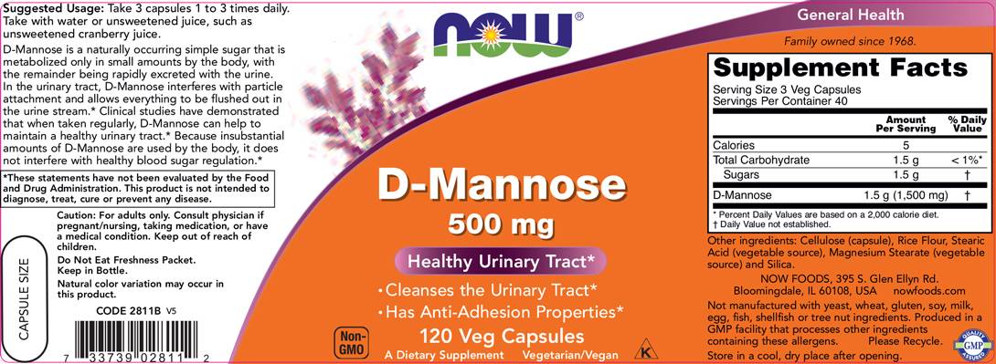 D-Mannose 500 mg - 240 капсули