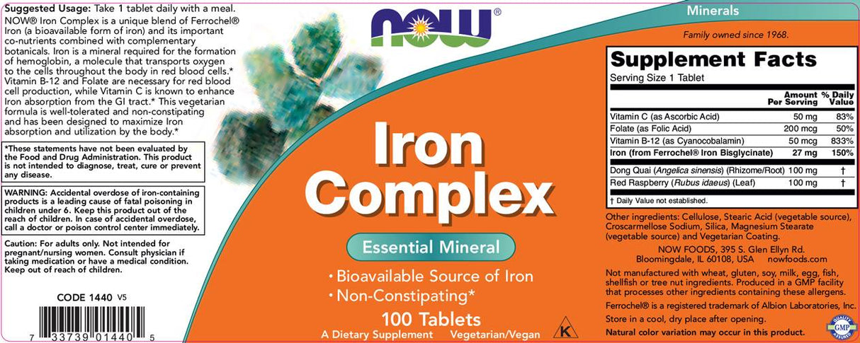 Iron Complex - 100 Таблетки