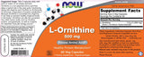 L-Ornithine 500 mg - 60 капсули