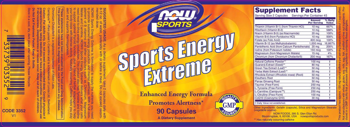 Sports Energy Extreme - 90 κάψουλες