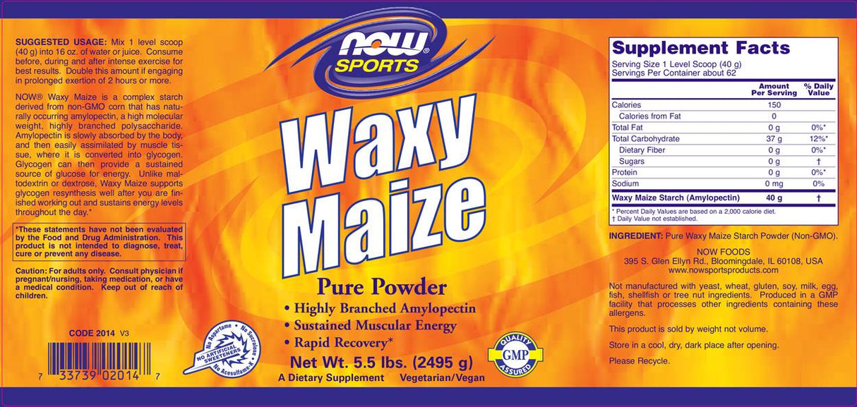 Waxy Maize Starch - 2495 грама