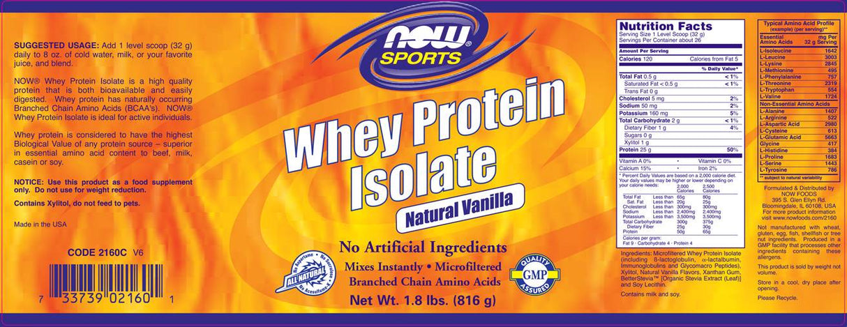 Whey Protein Isolate - 2268 грама