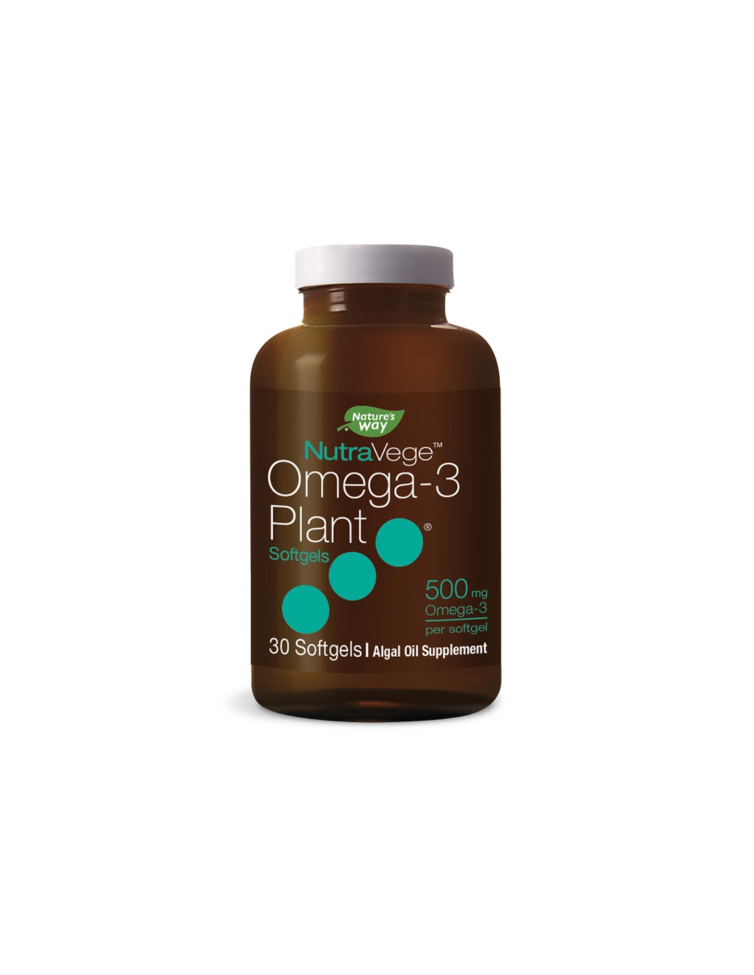 NutraVege Omega-3 500 mg din Nature's Way Algae