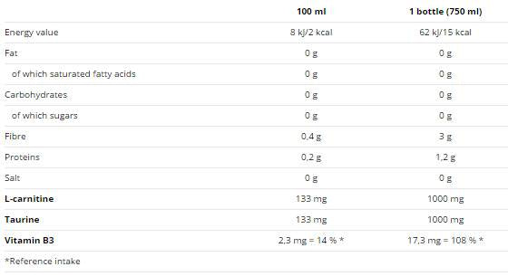 Carnitine Activity Drink 750 ml