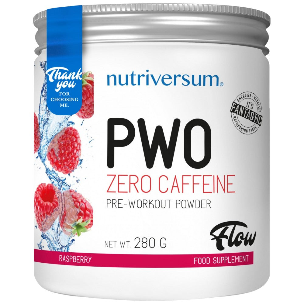 PWO Zero Caffeine | Stim-Free Pre-Workout Powder - 280 грама