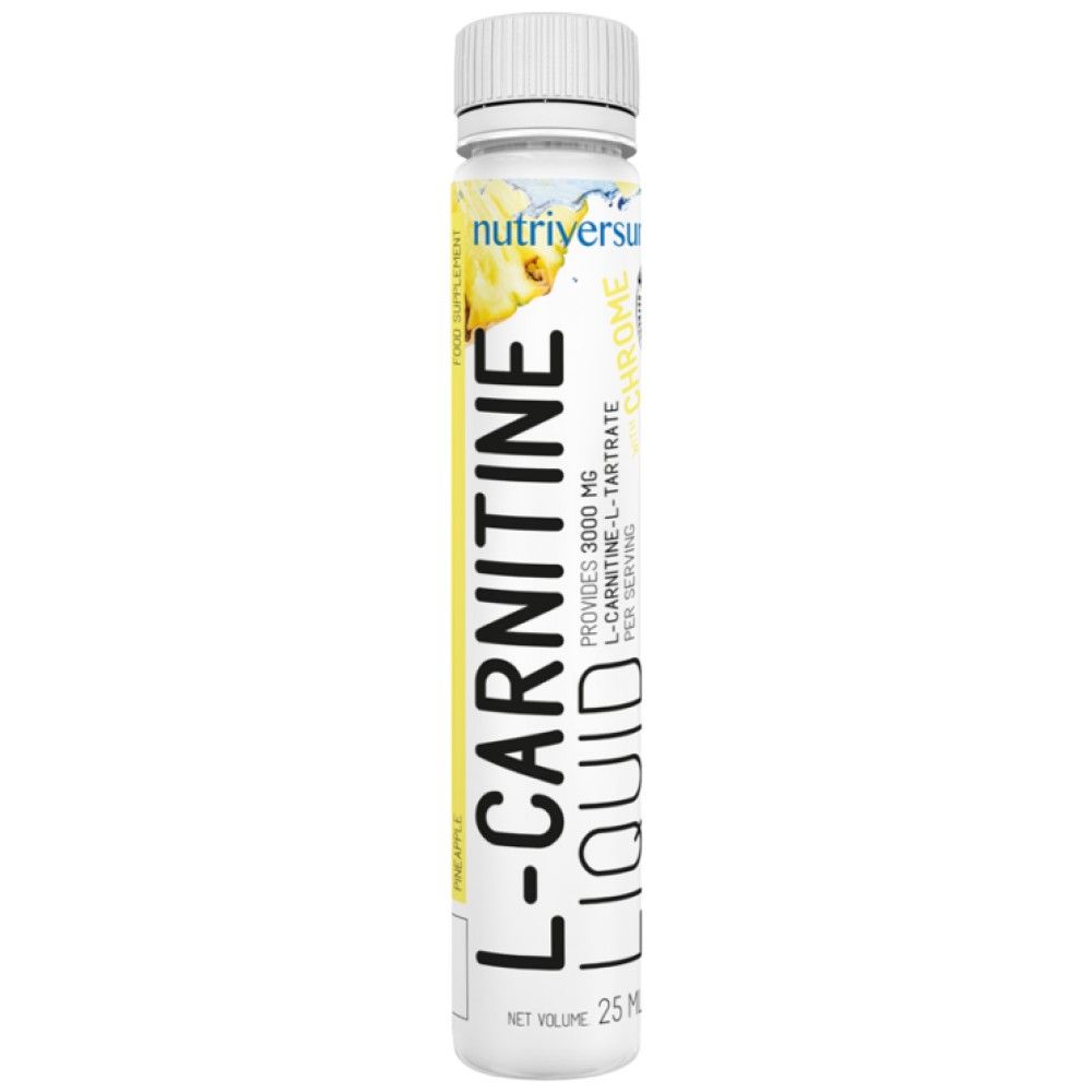 L-Carnitine Liquid Shot 3000 | with Chromium - 25 мл