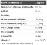 Gold Omega 3 65% + Ulei de Krill 60 capsule