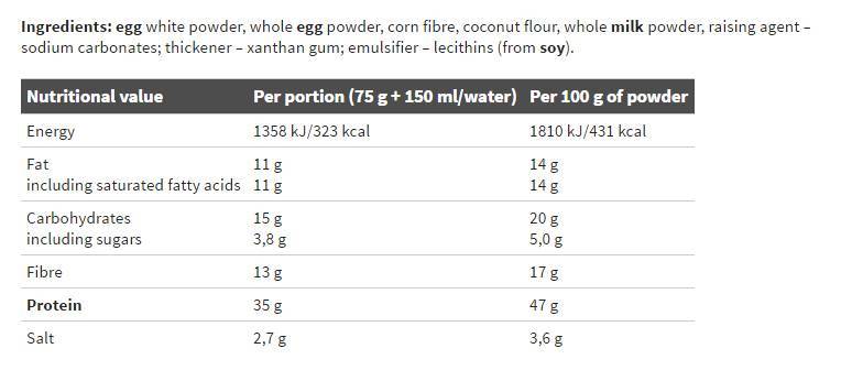 HI Pro Omelette Gold 825 grame