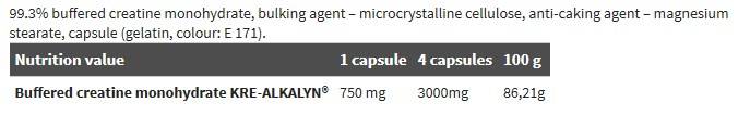 Kre-Alkalyn 1500 - 120 капсули