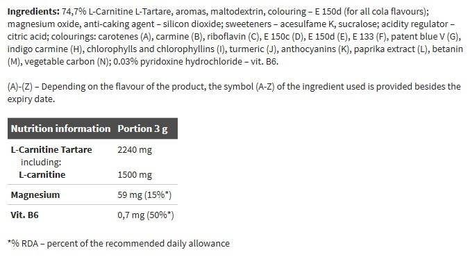 L-Carnitine Xplode - 300 de grame