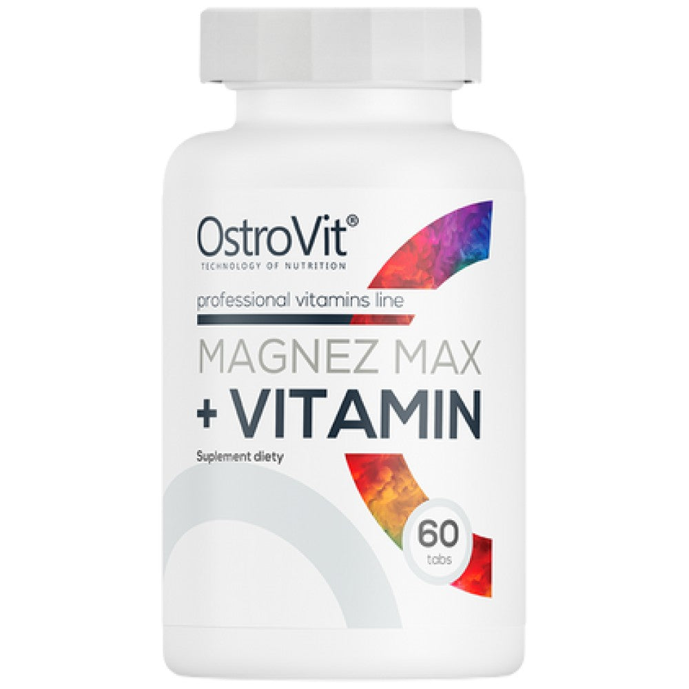 Magnez MAX + Vitamin 60 Δισκία