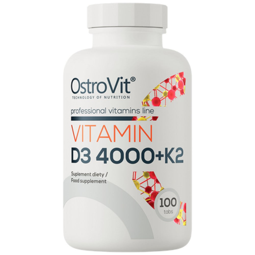 Vitamin D3 4000 + K2 100mcg / 100 Tabs - 0