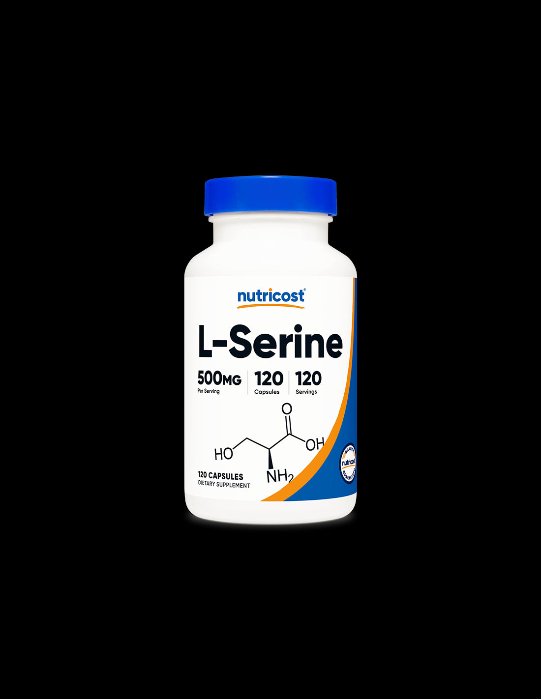 Памет и концентрация - Л-Серин (L-Serine), 500 mg/120 капсули Nutricost