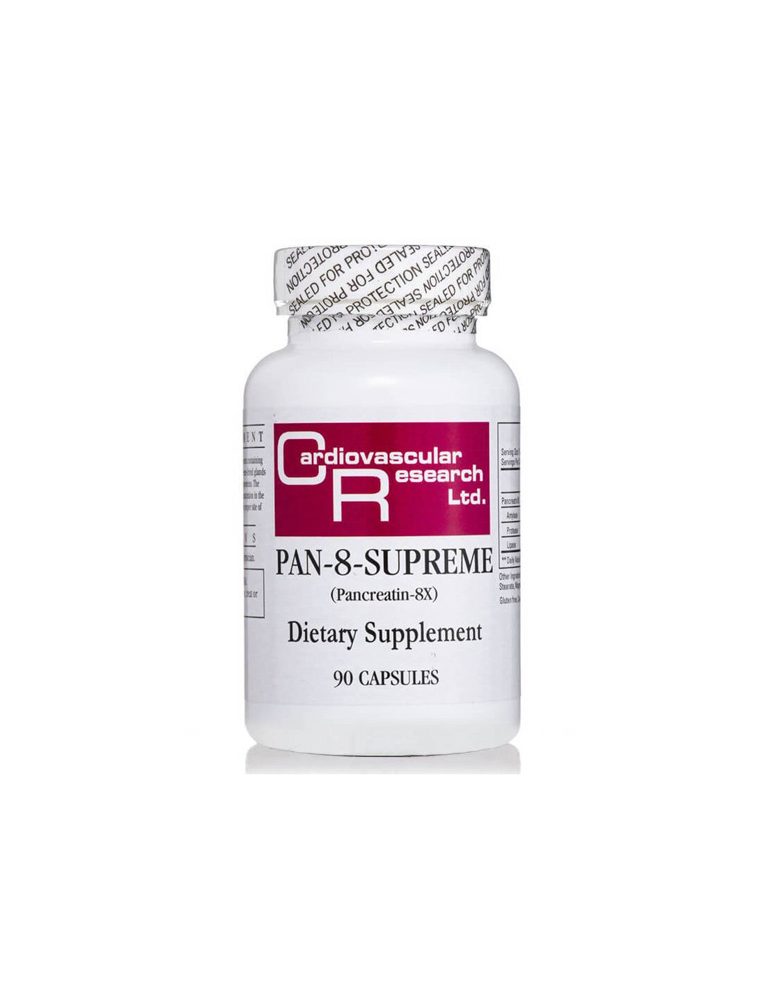 Complex enzimatic PAN-8-SUPREME - Pentru o digestie bună și confort stomacal, 90 capsule