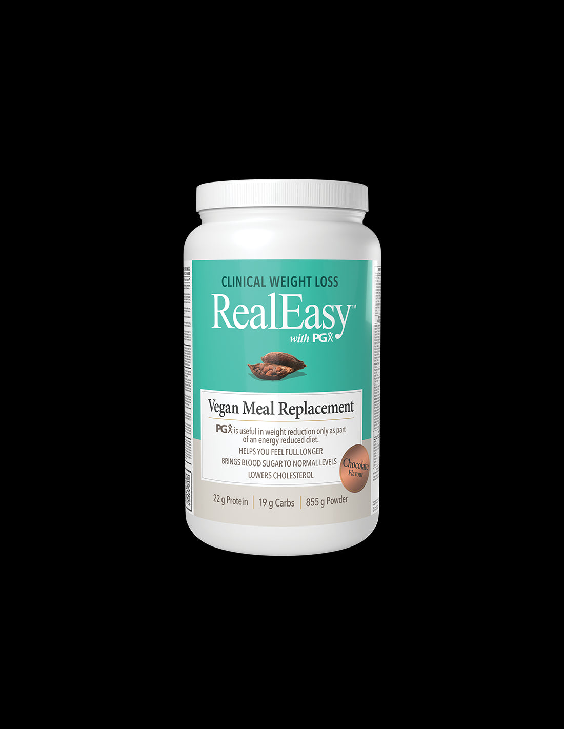 Real Easy с PGX  - шейк с грахов протеин и водоразтворими фибри, 855 g прах, с вкус на шоколад