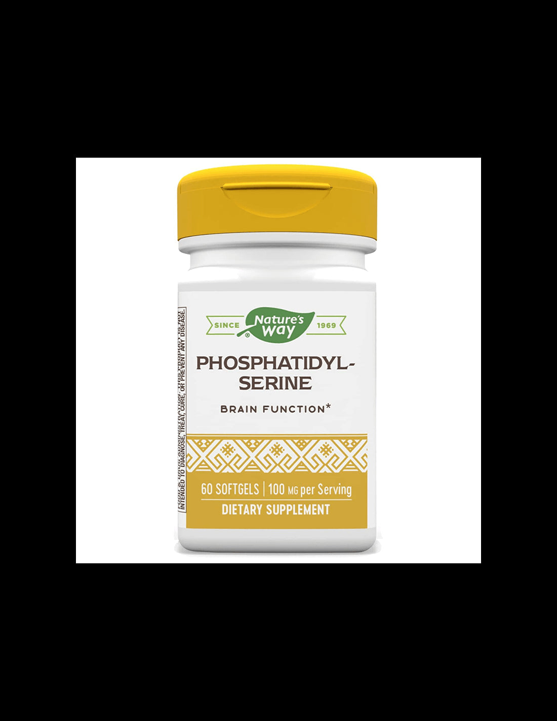 Phosphatidyl-Serine - Phosphatidyl-serine - για την υγεία του εγκεφάλου - 100 mg, 60 κάψουλες μαλακής γέλης Nature's Way