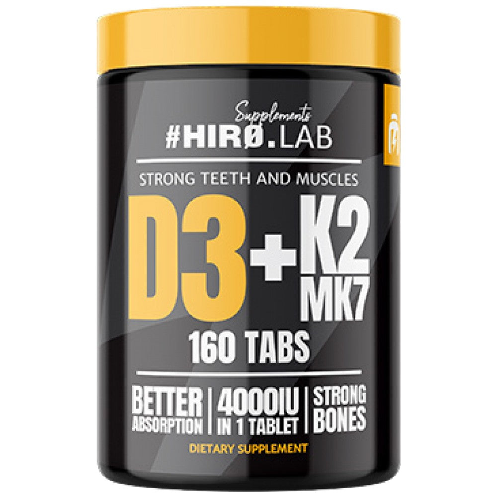 Vitamin D3 4000 + K2 MK7 100 mcg 160 Таблетки