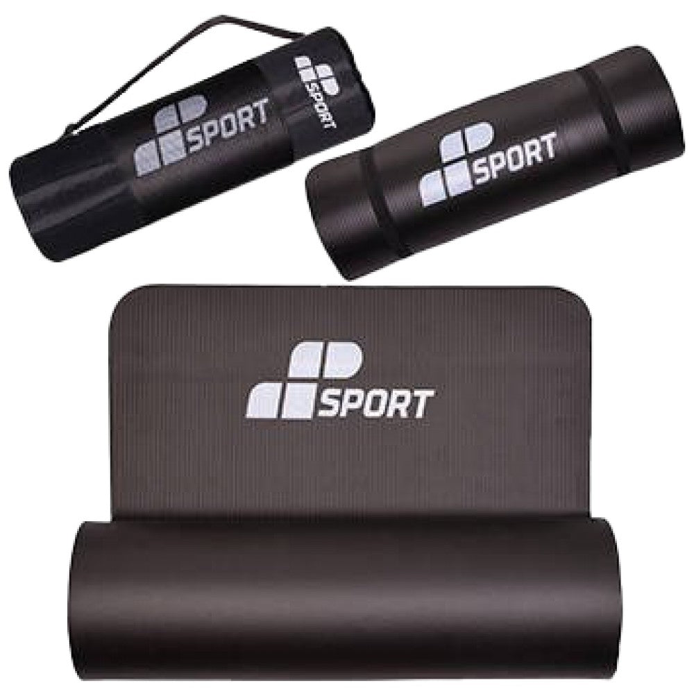 NBR Fitness Yoga Mat / Постелка за фитнес и йога / 180см х 60см х 1.5см - С чанта за носене - Различни цветове