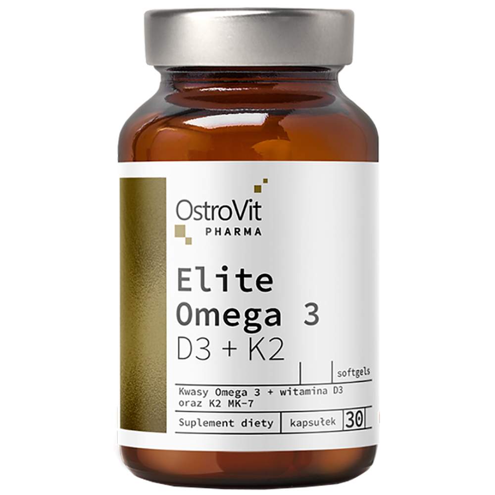 Elite Omega 3 D3 + K2 1000 mg 30 κάψουλες Gel