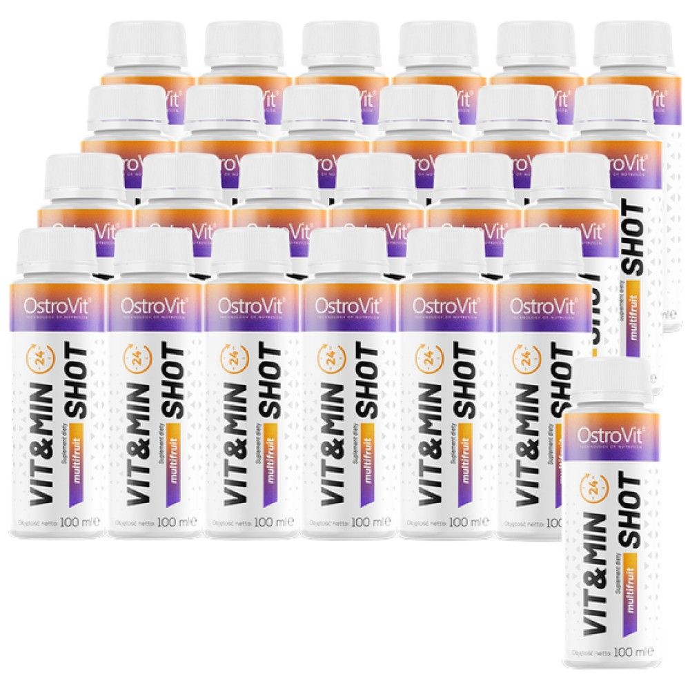 Vit&Min Shot | Multivitamin & Mineral Formula - 25 x 100 мл