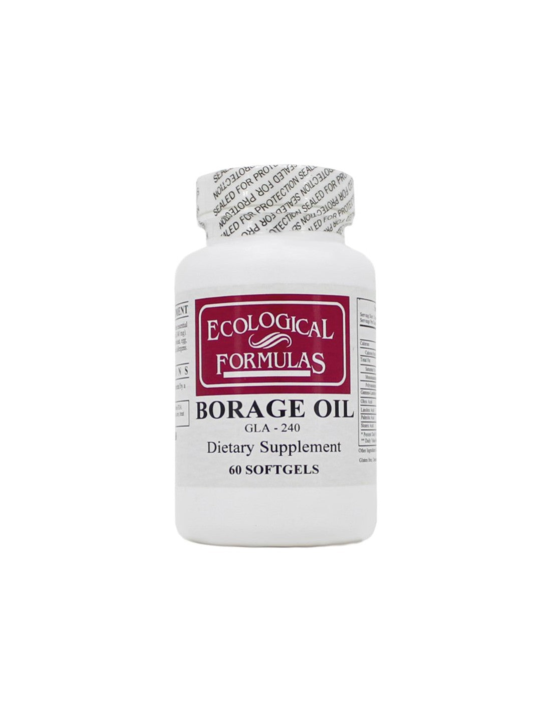 Borage (ulei) GLA 240 - Dezechilibru hormonal, piele inflamată și artrită, 60 capsule moale