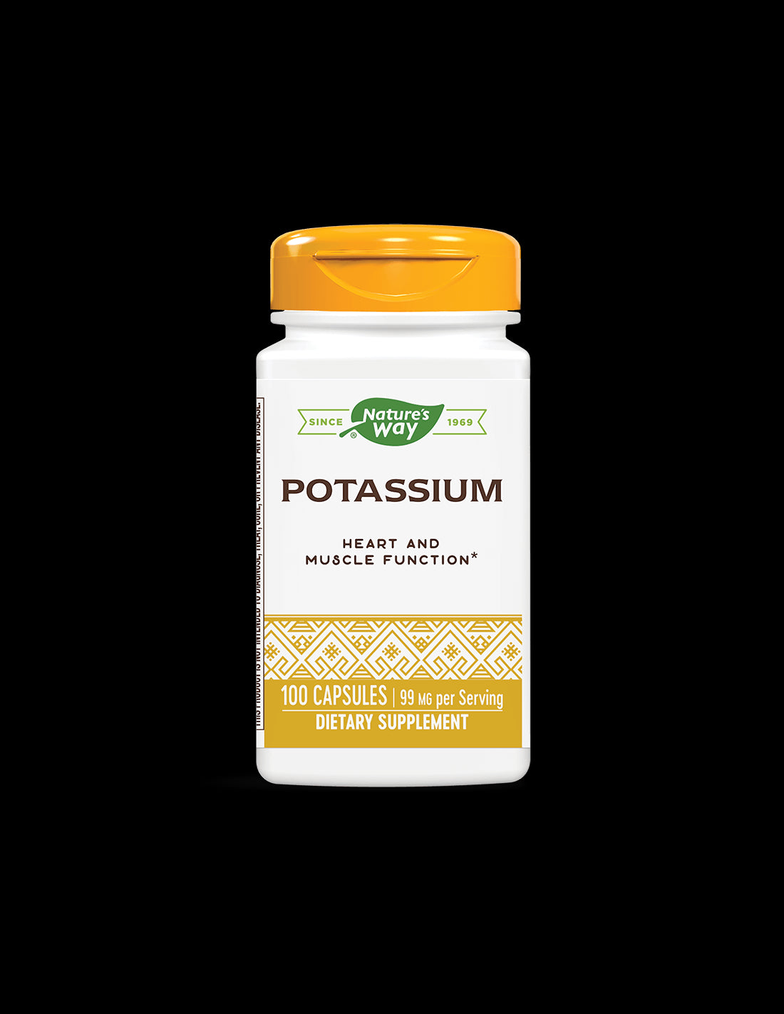 Potasiu - sanatate pentru sistemul cardiovascular si muschi, 99 mg, 100 capsule