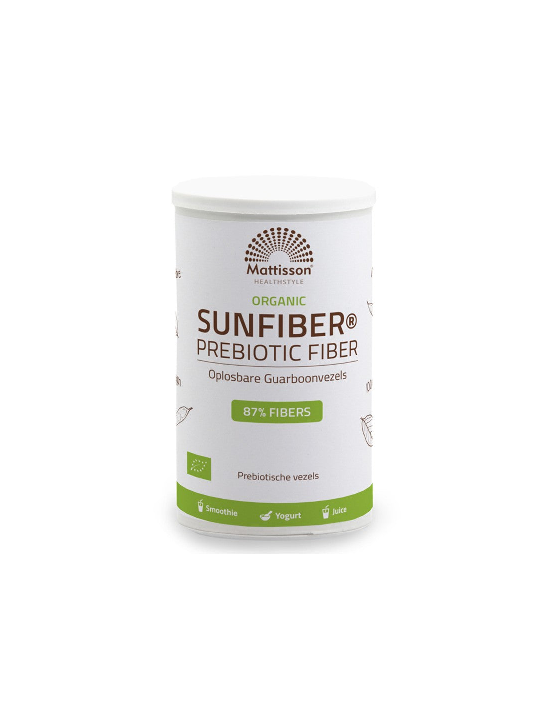 Πρεβιοτικές ίνες Sunfiber Bio, 125 g σκόνη Mattisson Healthstyle