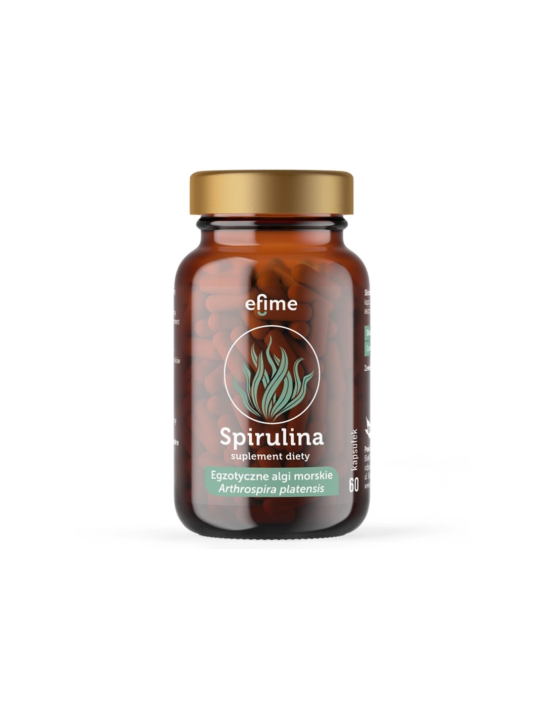 Για σιδηροπενική αναιμία και κόπωση - Spirulina Efime, 380 mg x 60 κάψουλες