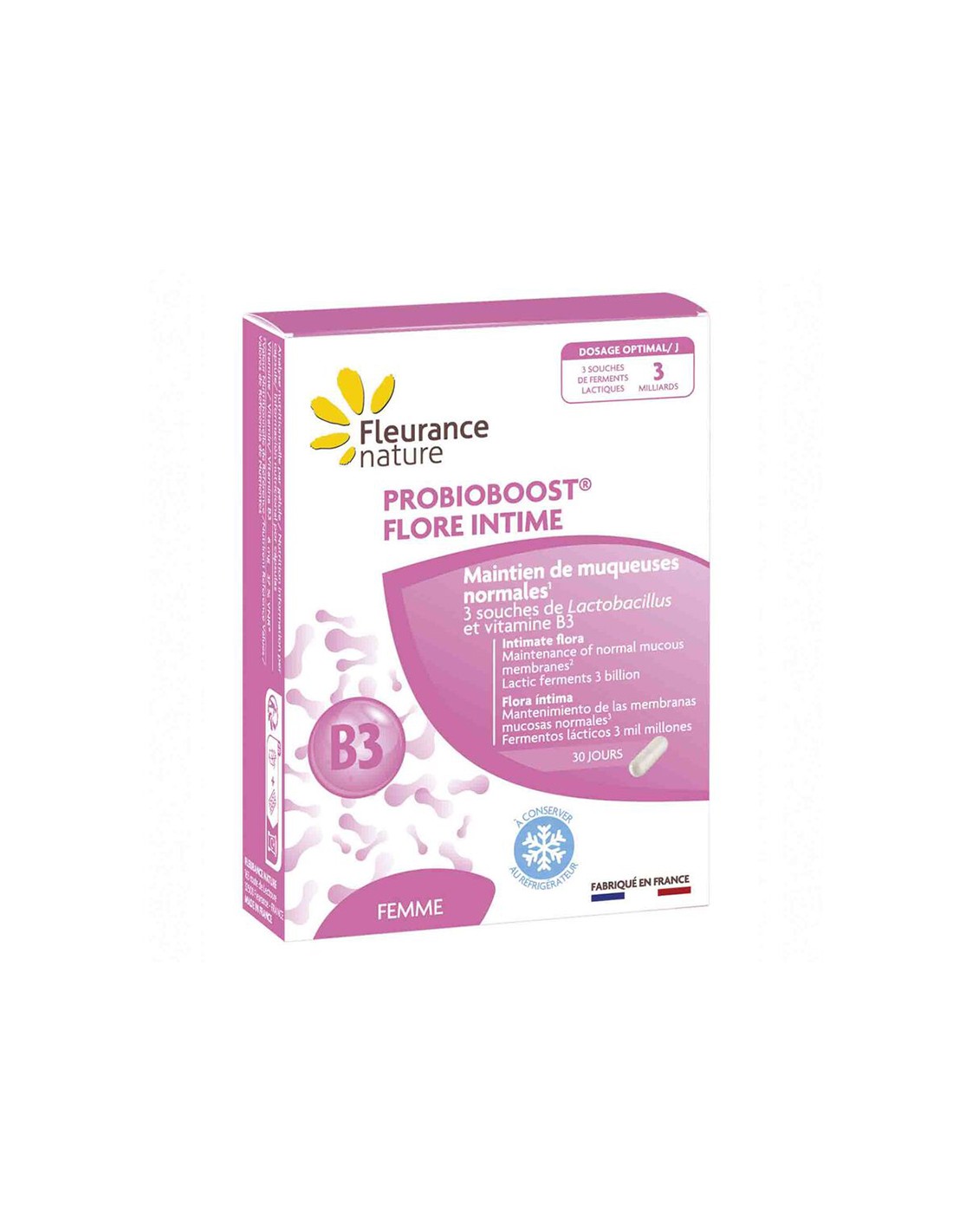 Probiotic pentru buna flora intima Probioboost, 30 capsule Fleurance Nature