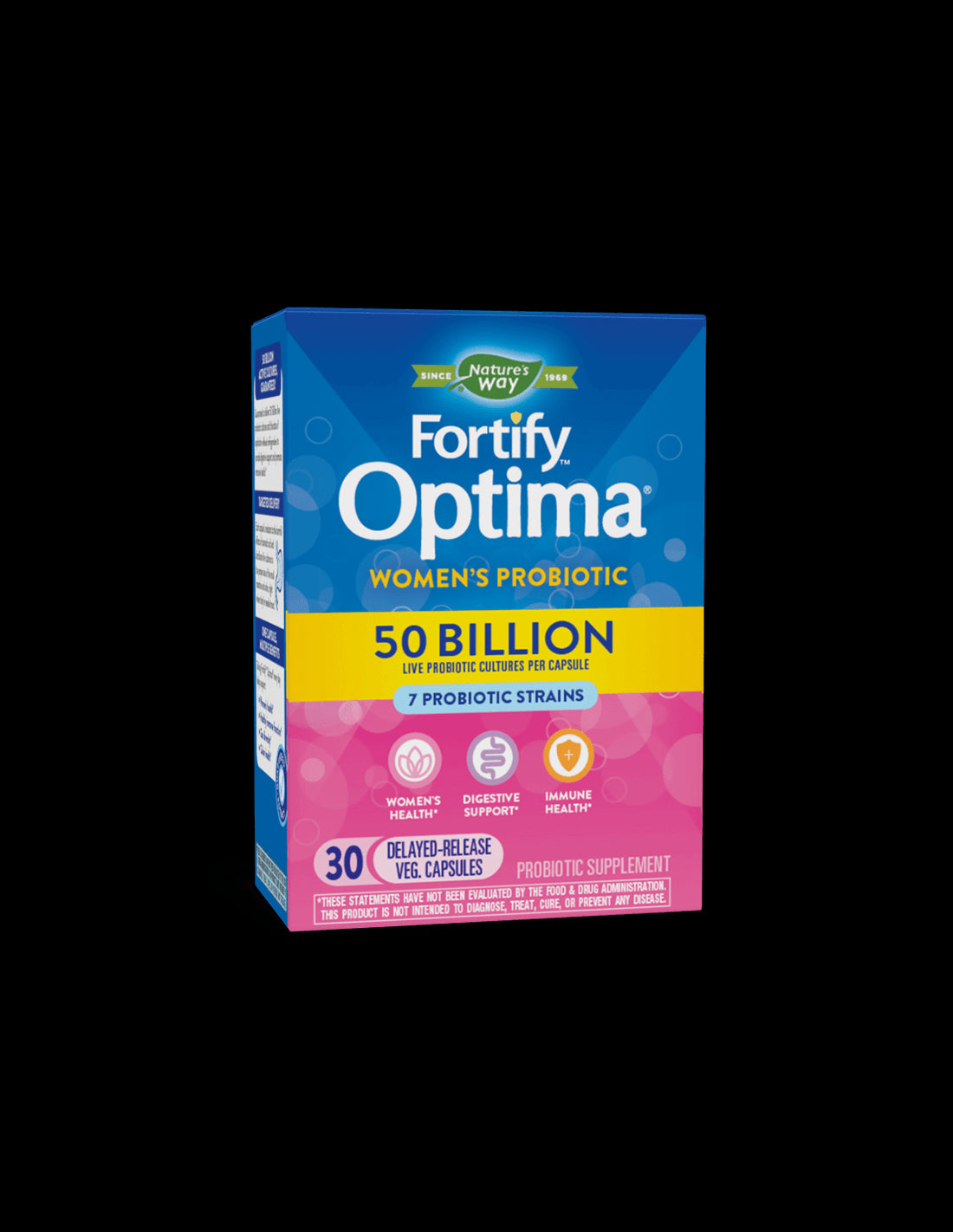 Пробиотик за жени - Fortify Optima Women’s Probiotic, 50 млрд. активни пробиотици, 30 капсули