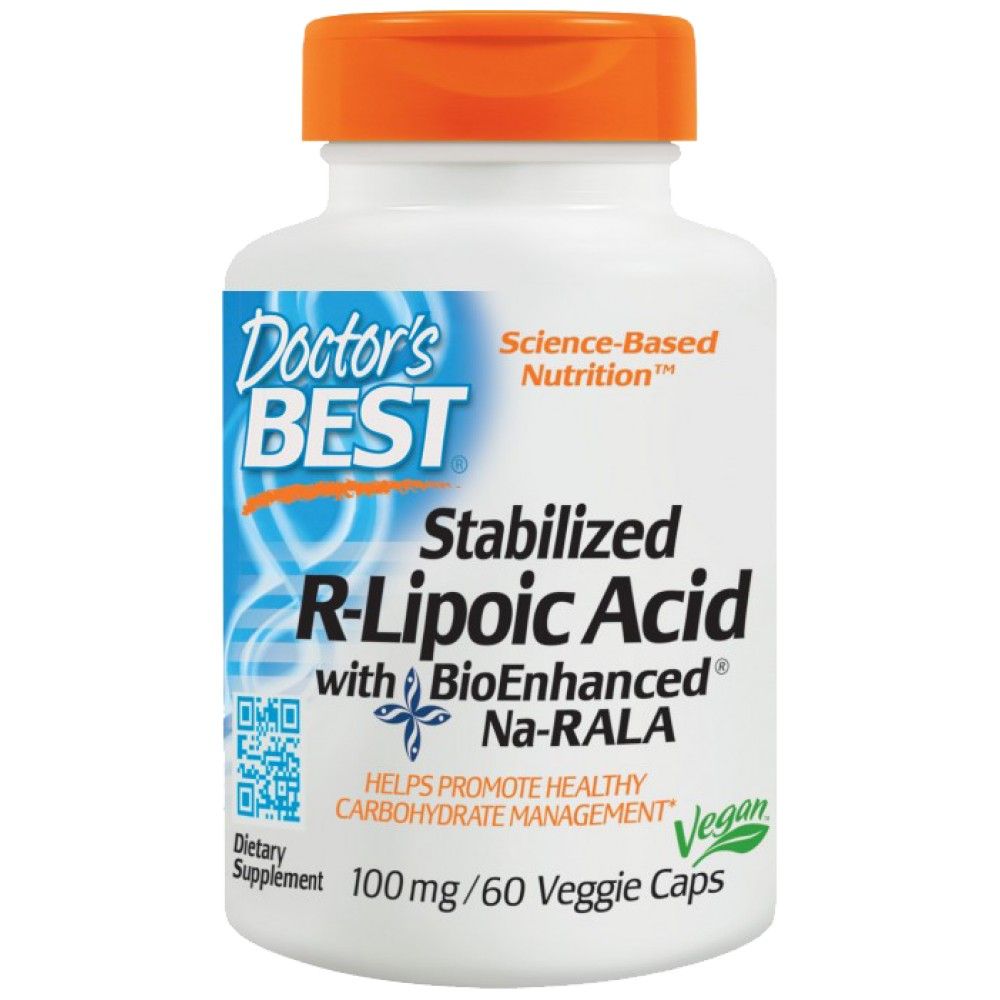 BEST R-Lipoic Acid / Stabilized NA-R-ALA 100 mg - 60 капсули