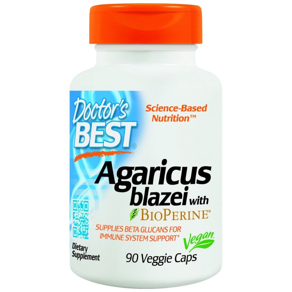 BEST Agaricus Blazei with BioPerine - 90 капсули