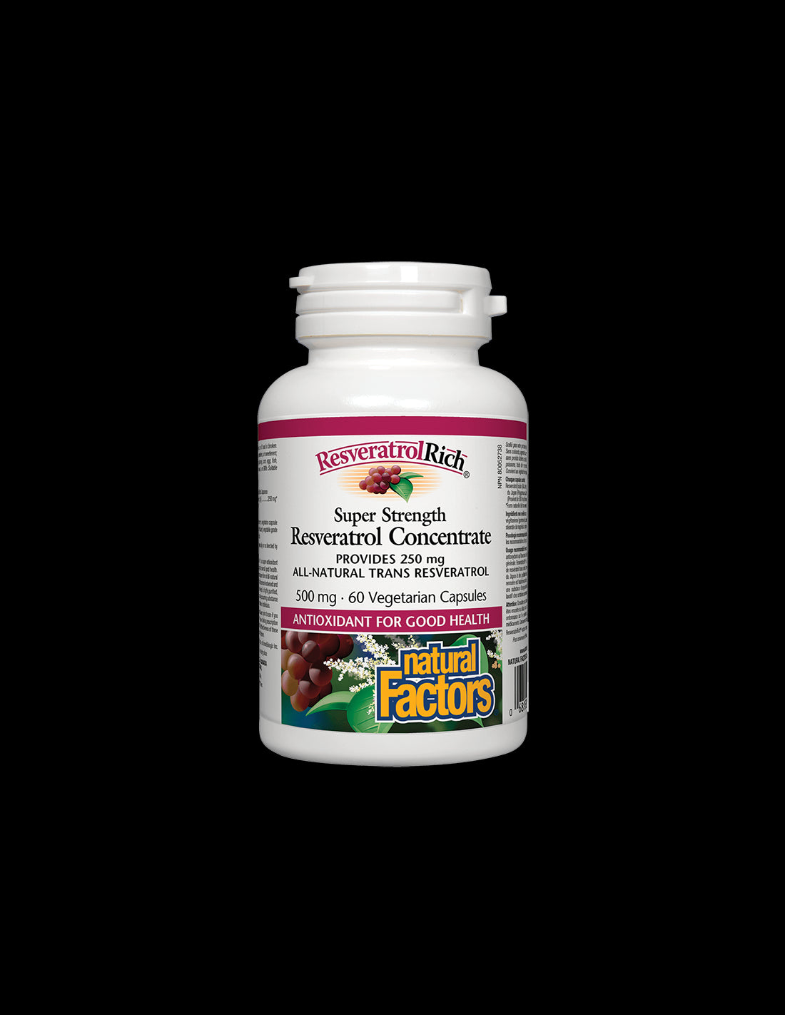 Super Strength Resveratrol 250 mg - 60 капсули