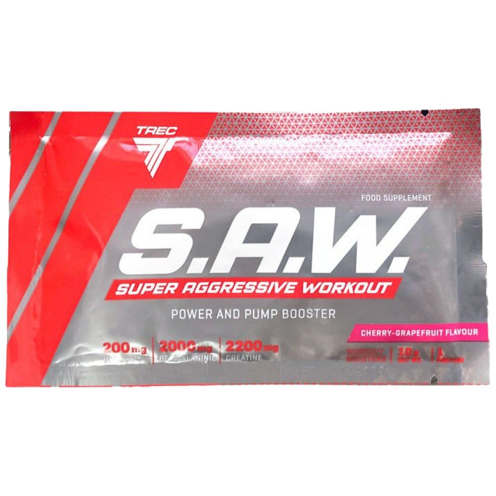 S.A.W. Powder | Super Aggressive Pre-Workout - 400 грама