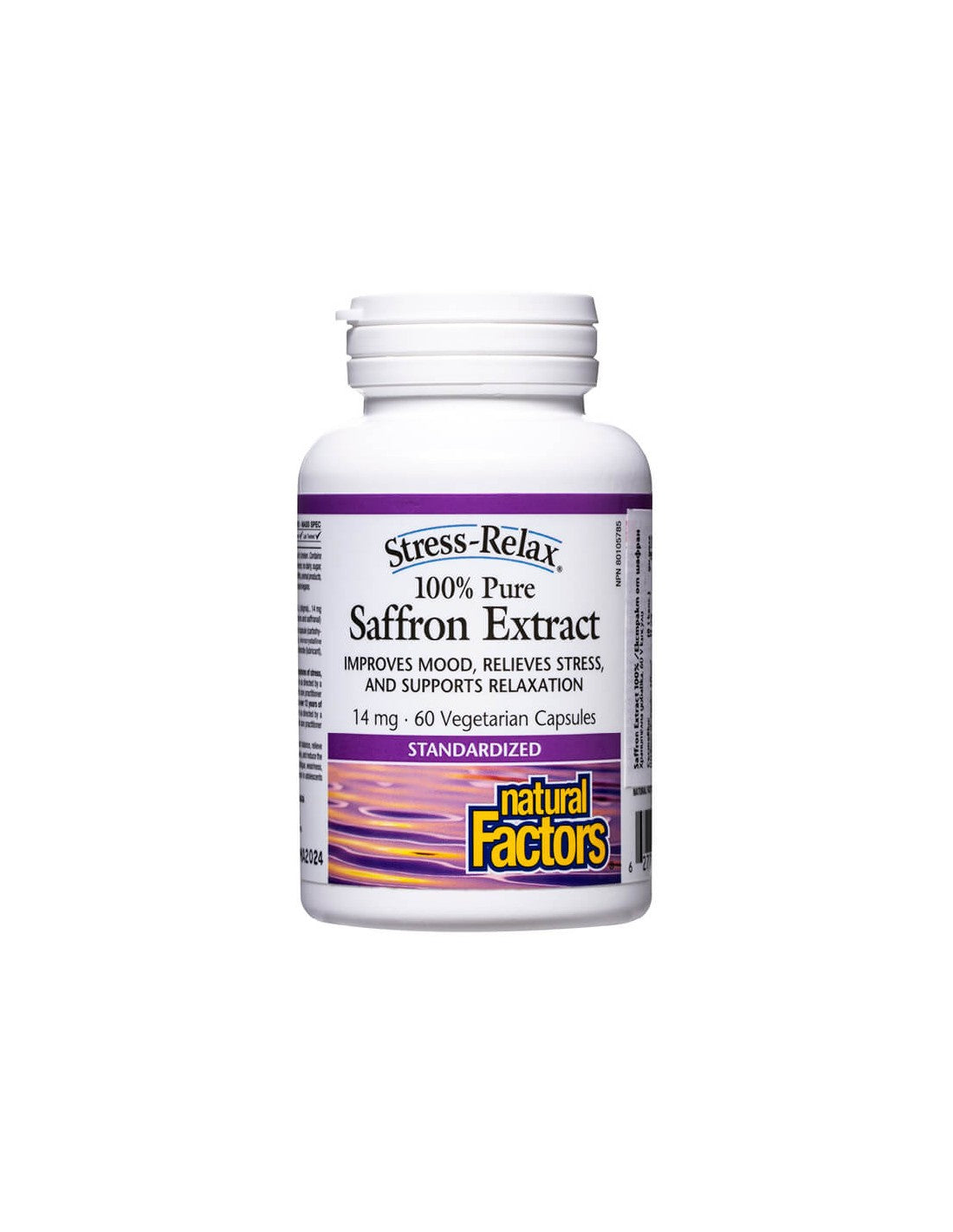 Extract de șofran 100% extract de șofran 60 V capsule Natural Factors