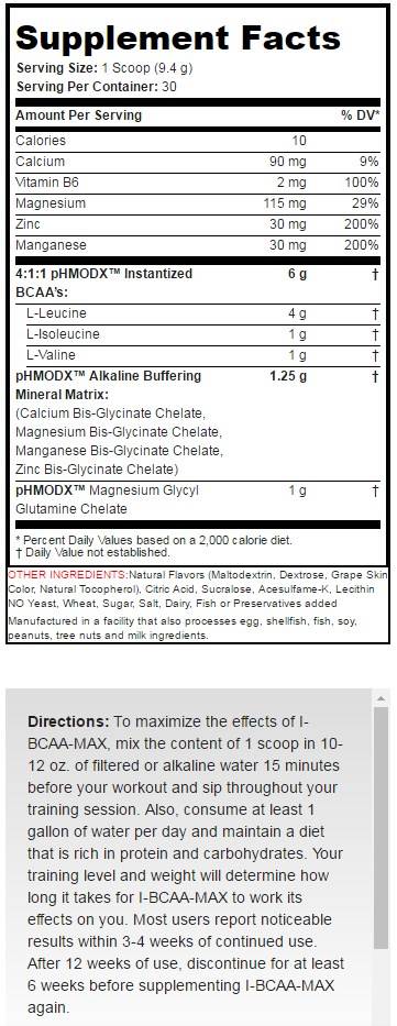 I-BCAA MAX 282 γραμμάρια