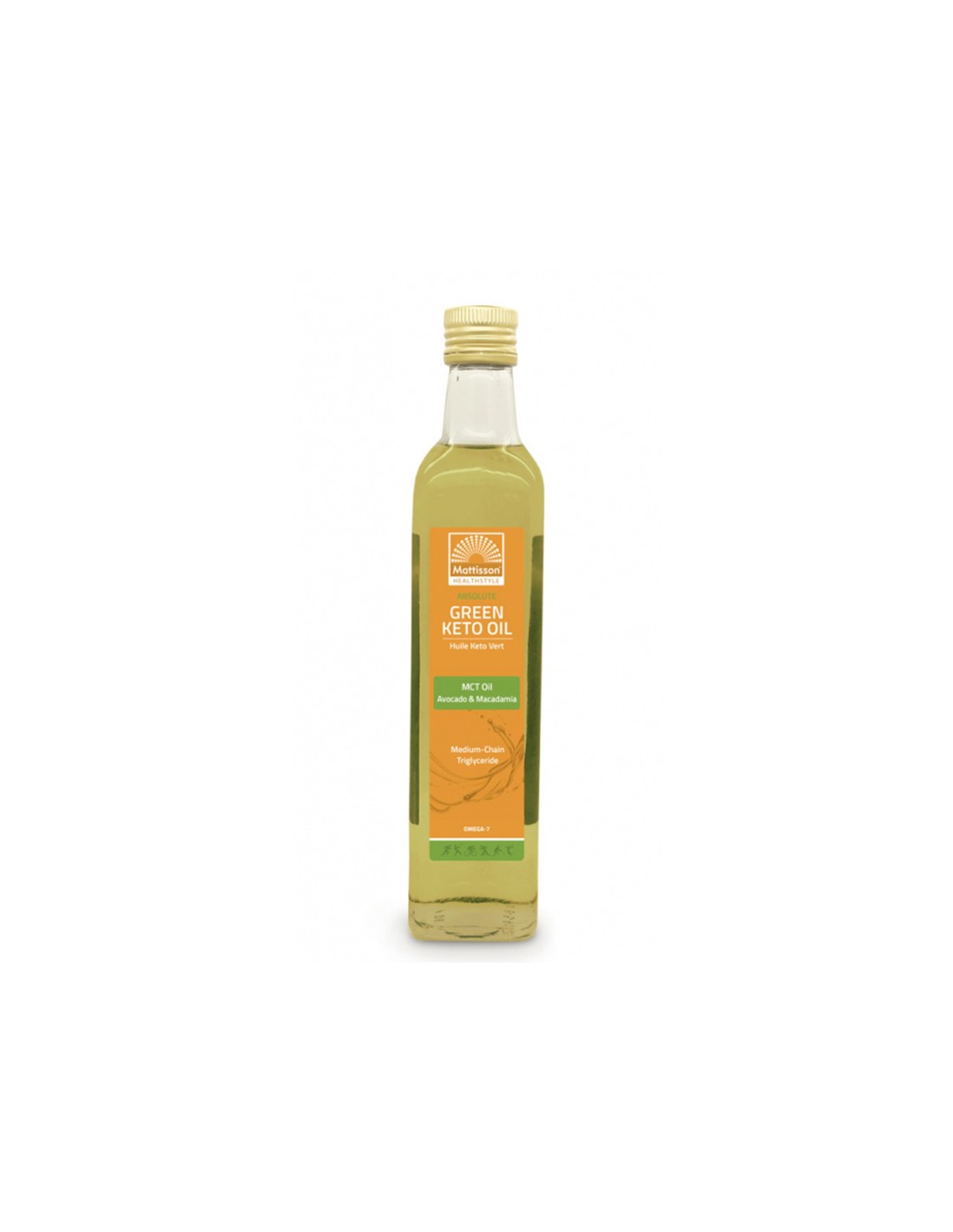 Καρδιαγγειακό σύστημα - Green Keto Oil - MCT, Avocado and Macadamia, 500 ml Mattisson Healthstyle