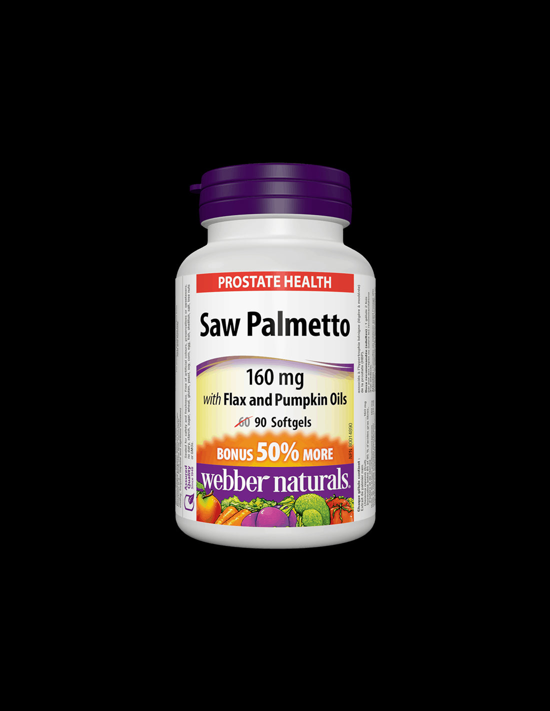 Saw Palmetto With Flax And Pumpkin Oils / Сао палметто (с ленено и тиквено масло), 90 софтгел капсули