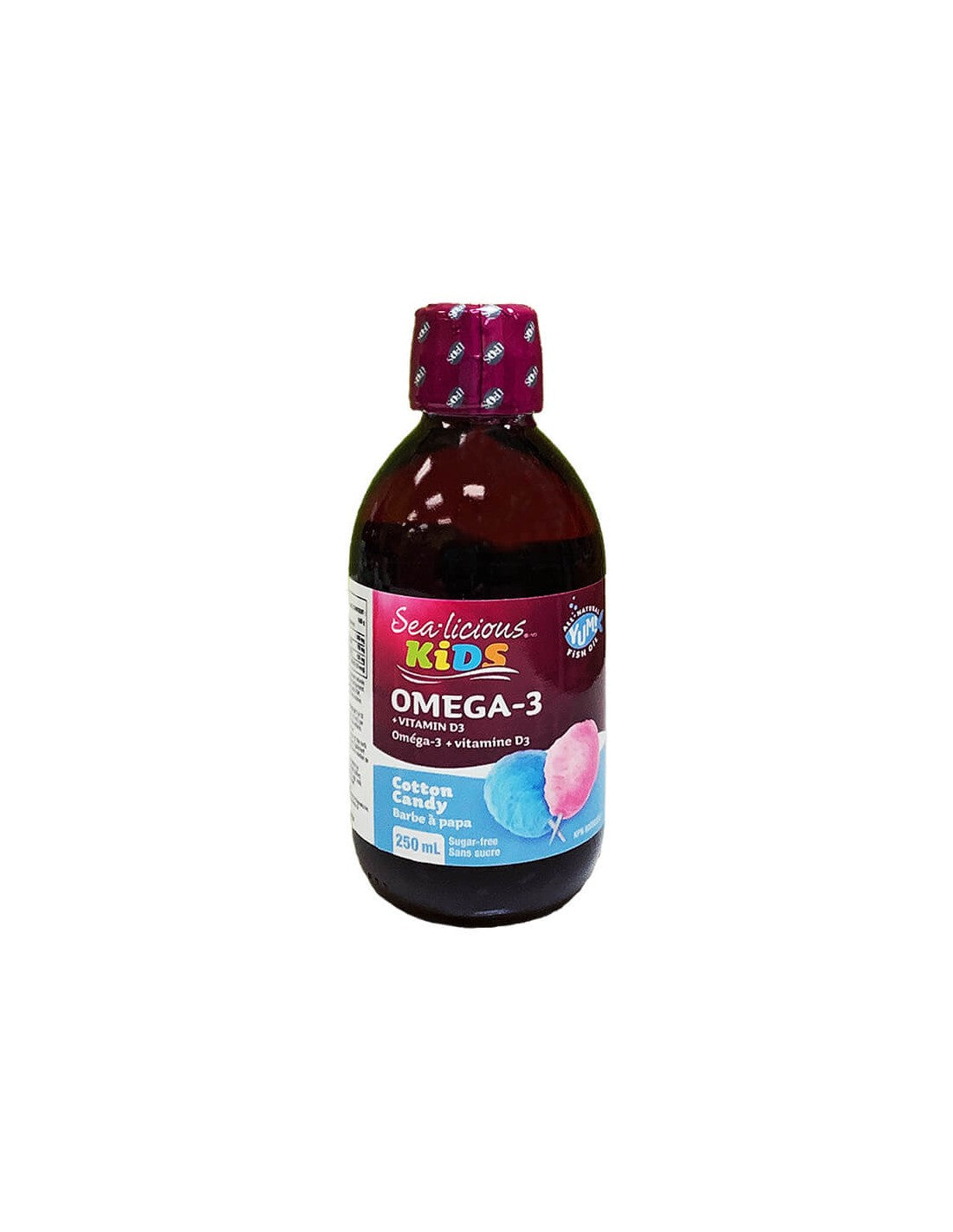 Sea-Licious® Kids Omega-3 + Vitamin D3 / Омега-3 1500 mg + Витамин D3 400 IU за деца, 250 ml Natural Factors