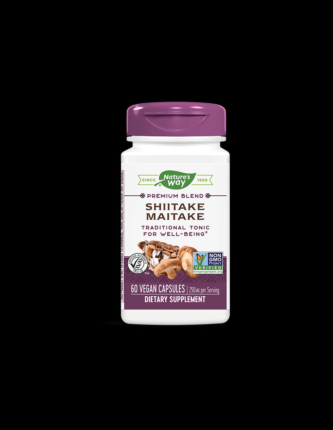 Shiitake &amp; Maitake 250 mg - 60 capsule