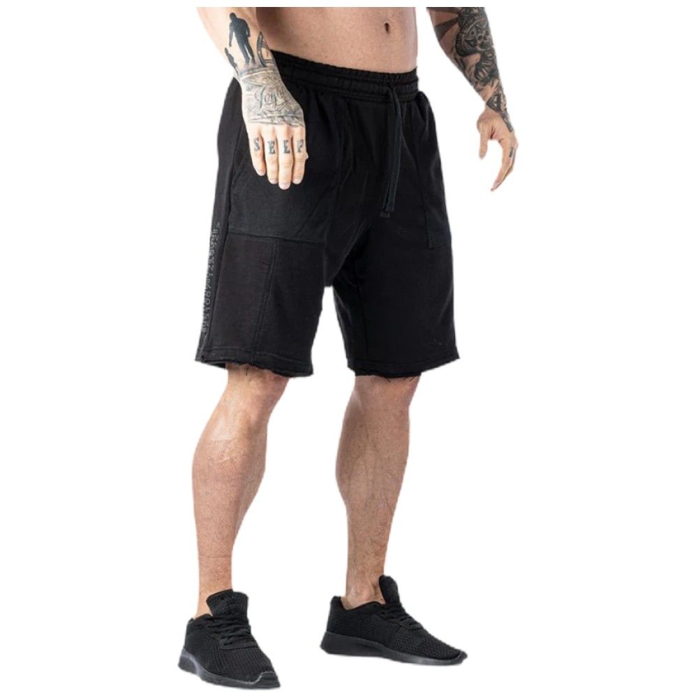 Legal Power Shorts Barcode Ottomix Knitted Rain Mesh / Шорти за трениране / Черни - Black