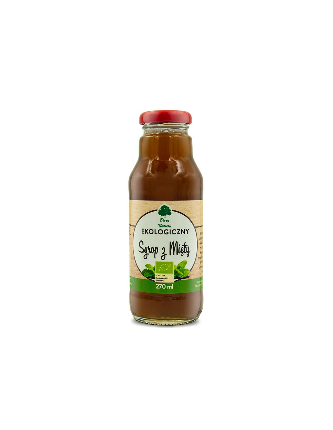 Сироп от мента Био, 270 ml Dary Natury