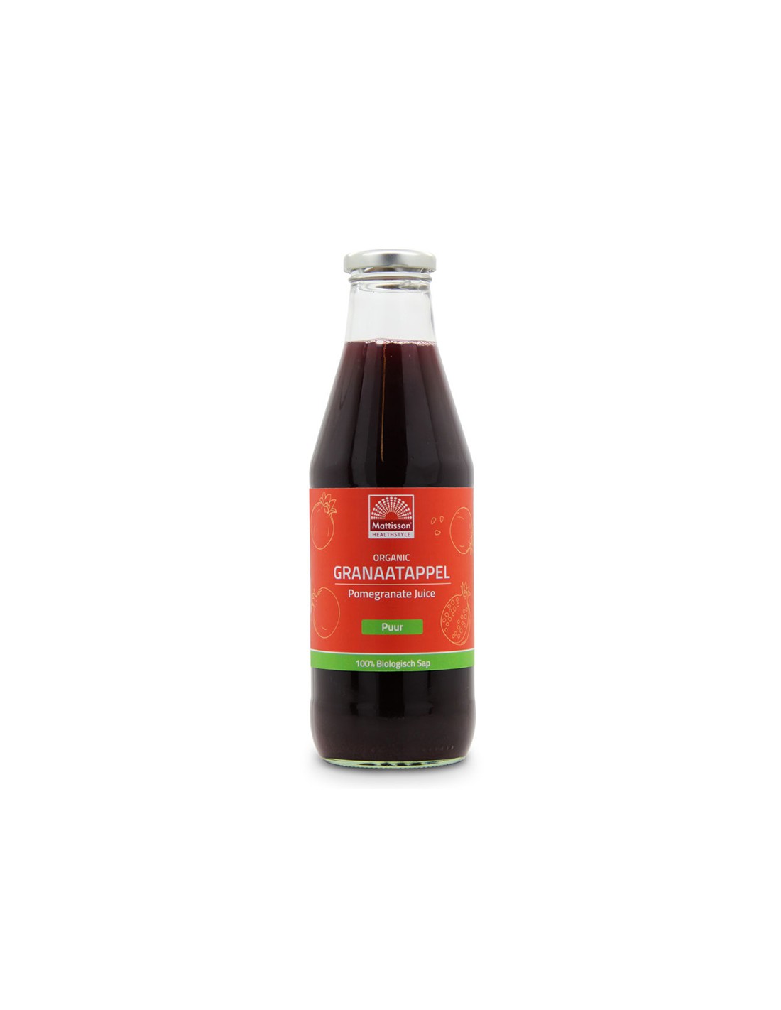 Сок от нар Био, 750 ml Mattisson Healthstyle