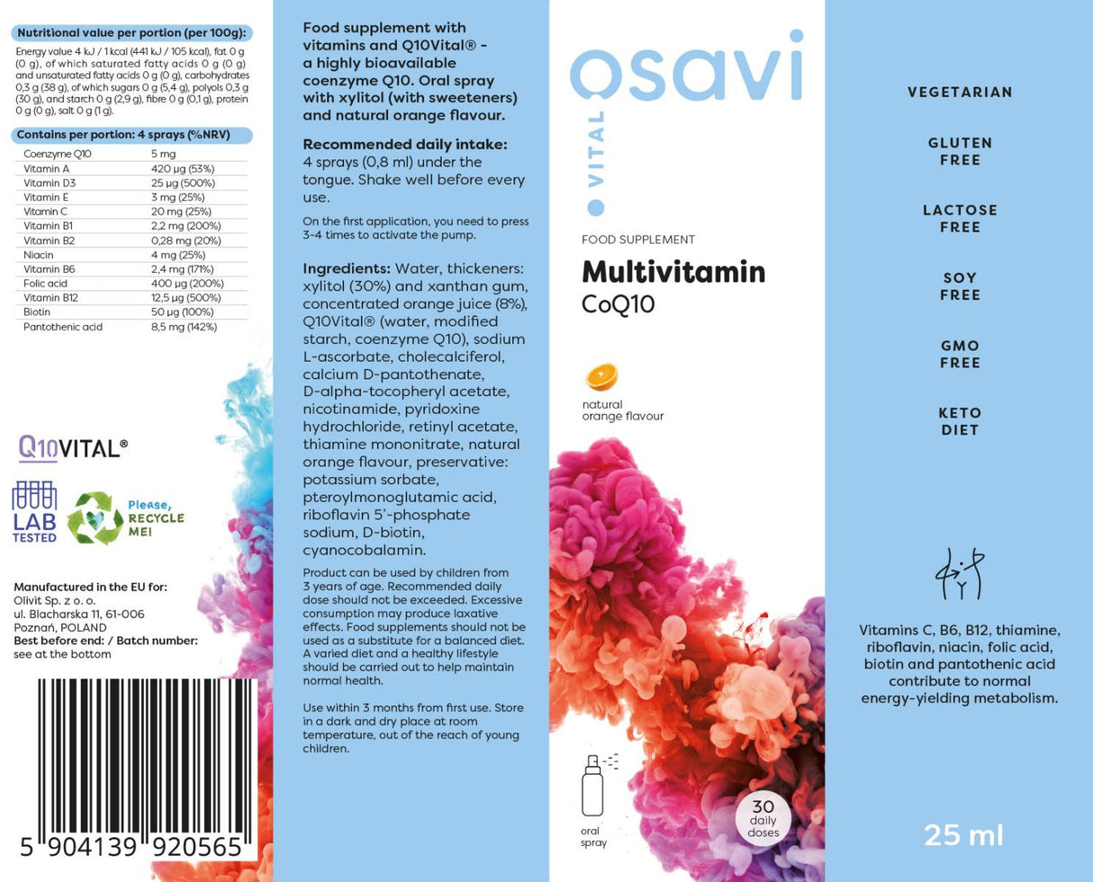 Multivitamin CoQ10 | Oray Spray - 25 мл