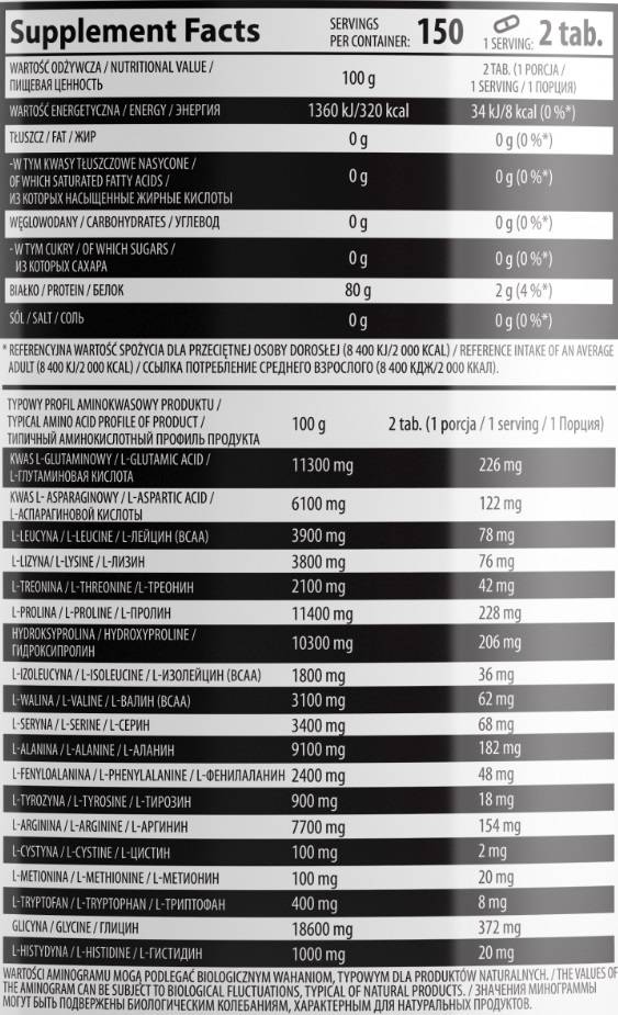 Beef Amino 2000 300 Tablets