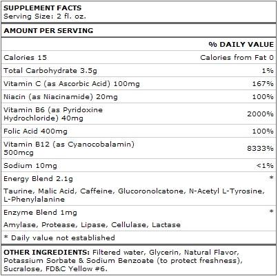 STINGER ENERGY 12 x 60 ml