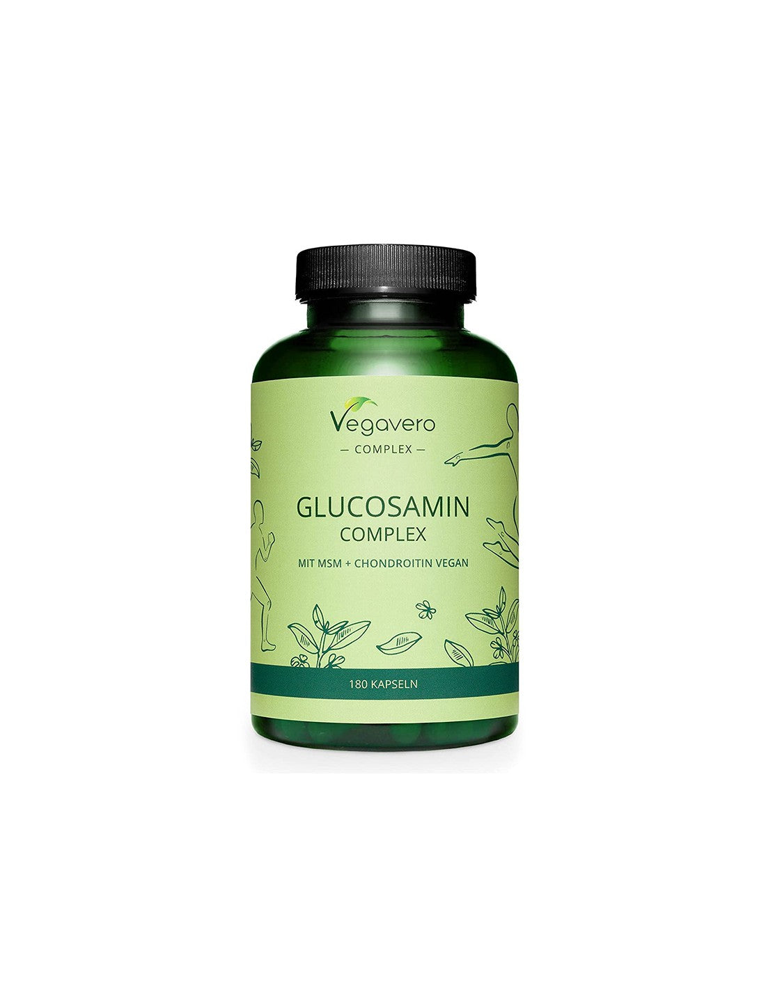 Αρθρώσεις και οστά - Glucosamine Complex (με MSM και vegan γλυκοζαμίνη), 180 κάψουλες Vegavero