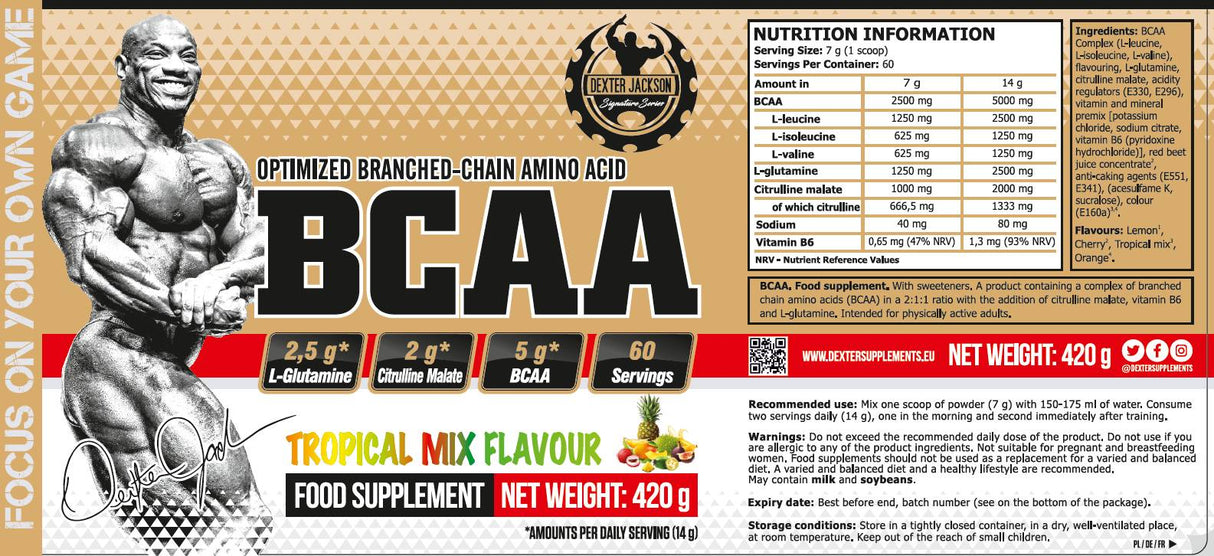 Gold Series | BCAA with L-Glutamine & L-Citrulline Malate - 420 грама