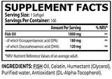 Omega-3 1000 mg - 100 Гел капсули